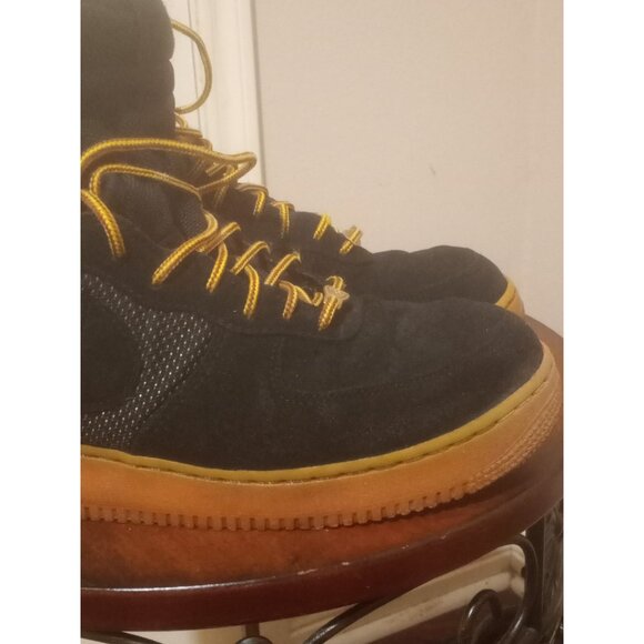 Air Force 1 High Black Gum Size 10 Mens Nike 2016 806403-003 AF1 07 LV8 No Box - Picture 5 of 14